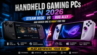 Handheld Gaming PCs in 2026: Steam Deck vs ROG Ally and Which One Is Right for You