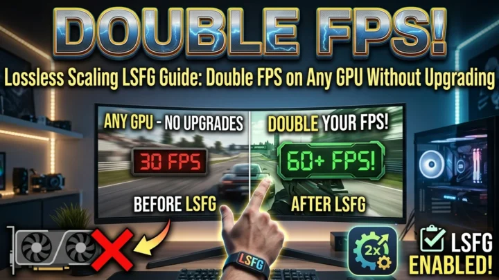 Lossless Scaling LSFG Guide: How to Double FPS on Any GPU Without Upgrading