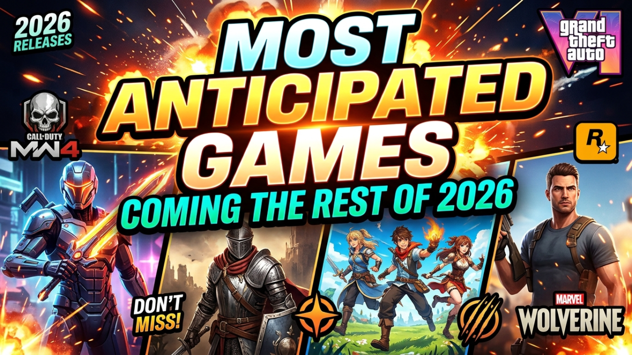 Most Anticipated Games Coming the Rest of 2026