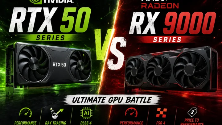 NVIDIA RTX 50 Series vs AMD Radeon RX 9000 Series: Which GPU Is Better for Gaming?